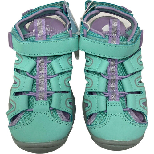 Cat & Jack Toddler Afton Hiking Sandals Girl Size 5 New Teal Purple