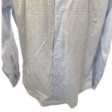 Load image into Gallery viewer, Nordstrom Shirt Mens 16 32/33 Non Iron Blue Vista White Paisley Button Front