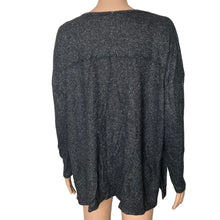 Load image into Gallery viewer, Forgotten Grace Sweater Womens Small Marbled Black Lightweight Oversized