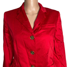 Load image into Gallery viewer, Vintage 90s Lauren Ralph Lauren Blazer Womens Size 6 Red 3 Button