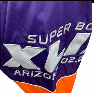 Starter Super Bowl XLIX 2015 Windbreaker Jacket Mens L NFL Football AZ New