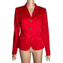 Load image into Gallery viewer, Vintage 90s Lauren Ralph Lauren Blazer Womens Size 6 Red 3 Button