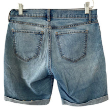 Load image into Gallery viewer, Old Navy Shorts Womens Size 4 Bermuda Denim Light Wash Cuffed