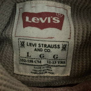 Vintage Levis Sweatshirt Pullover Mens Large Distressed Embroidered Spellout
