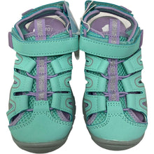 Load image into Gallery viewer, Cat &amp; Jack Toddler Afton Hiking Sandals Girl Size 10 New Teal Purple