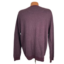 Load image into Gallery viewer, Nordstrom Sweater Mens XL Wool Blend Purple Gray Flecks Pullover New