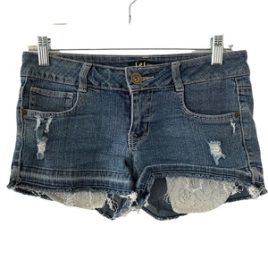 Lei Shorts Ashley Low Rise Distressed Juniors Size 3