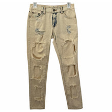 Load image into Gallery viewer, Carmar Jeans Womens 26 Low Rise Skinny Distressed Ripped Acid Wash Stretch Denim