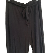 Load image into Gallery viewer, EasyWear By Chico&#39;s Pants 3 Extra Large Black Stretch Tie Front