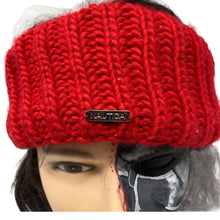 Load image into Gallery viewer, Nautica Cable Knit Headband Red One Size