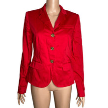 Load image into Gallery viewer, Vintage 90s Lauren Ralph Lauren Blazer Womens Size 6 Red 3 Button