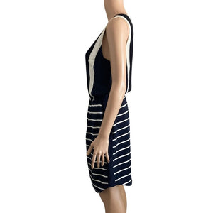 Vince Camuto Dress Womens Size 4 Oceanography Beach Striped Lightweight