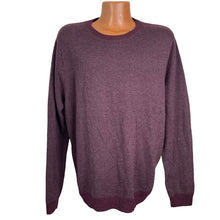 Load image into Gallery viewer, Nordstrom Sweater Mens XL Wool Blend Purple Gray Flecks Pullover New