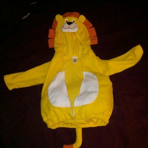 Carters Lion Halloween Costume Jacket 6-9 months