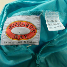 Load image into Gallery viewer, Buzzards Bay Vintage Womens Blue Half Zip Pullover Windbreaker Jacket Large