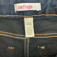 Load image into Gallery viewer, Refuge Jeans High Rise Legging Womens Dark Wash Stretch Size 8 Skinny