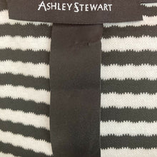 Load image into Gallery viewer, Ashley Stewart Dress Swing Black White Horizontal Stripes Plus Size 3X 18 20