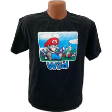 Load image into Gallery viewer, Wiid shirt Super Mario Bros Large WII NINTENDO FUNNY JOKE WEED NES snes stoner