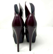 Load image into Gallery viewer, Zigi NY&#39;s London Trash Crime Patent Leather Burgundy Strappy High Heel Size 8.5