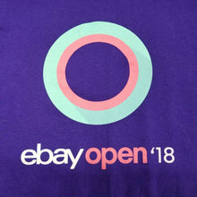 Load image into Gallery viewer, Ebay Open 2018 Tshirt XL purple multicolored