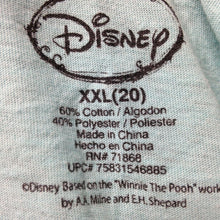 Load image into Gallery viewer, Disney True Blue Eeyore smiling? T-shirt youth girls XXL 20 sparkle heart pooh