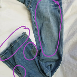 Vigoss Jeans Flare Medium Wash Womens Juniors Size 3