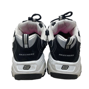 Skechers D’Lites Sneakers Womens Size 11 Black White