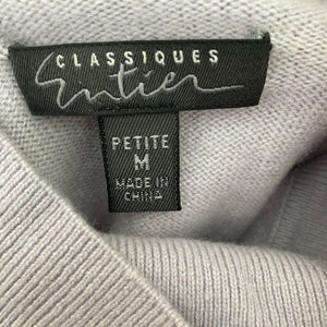 Classiques Entier 100% Cashmere Turtleneck Sweater Medium Petite Womens Lilac