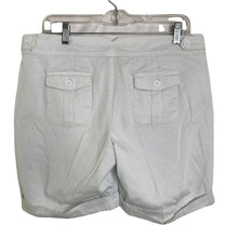 Load image into Gallery viewer, The Limited Shorts Bermuda Womens Size 8 White Cuffed captains buttons