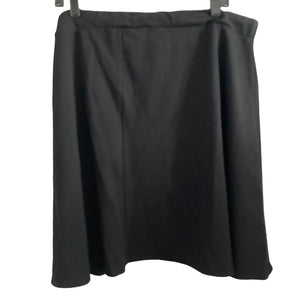eloquii skirt womens 24 black aline plus size studded beaded