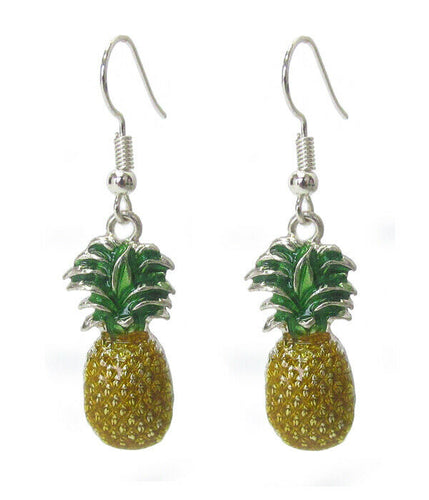Icon Collection Womens Tropical Pineapple Fashion Earrings