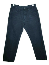 Load image into Gallery viewer, Rustler Mens Jeans Regular Fit Straight Leg 4-Pocket Black Denim Jeans 32 x 29