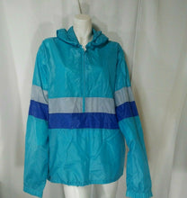 Load image into Gallery viewer, Buzzards Bay Vintage Womens Blue Half Zip Pullover Windbreaker Jacket Large