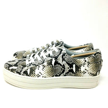 Load image into Gallery viewer, J Slides Hilton Platform Snakeskin Print Sneakers