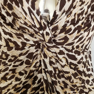 Victoria's Secret Very Sexy Cami Top Womens Size Large Leopard Print Plunging
