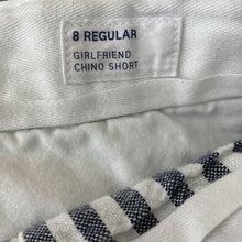 Load image into Gallery viewer, Gap Shorts Girlfriend Chino Striped Black White Womens Size 8 Regular