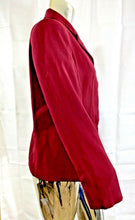 Load image into Gallery viewer, Vintage Paul Harris Burgundy Women&#39;s Business Blazer Medium