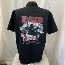 Load image into Gallery viewer, Sik n Twisted Psycles Sin City Las Vegas Button Front Shirt XL biker motorcycle