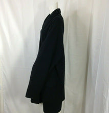 Load image into Gallery viewer, Designs &amp; Co Lane Bryant Womens Vintage 60s 70s Black Wool Coat 20-22