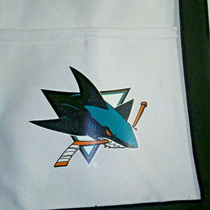 San Jose Sharks Vintage White Canvas Tote Bag 13.25x18