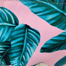 Load image into Gallery viewer, Cindysmile Bikini Neoprene Womens Floral Leaf Pink Blue Size Large