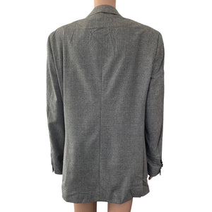 Indochino Blazer Mens Gray 100% Wool Size 50 Regular Newbury New