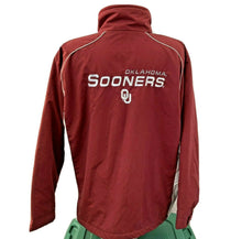 Load image into Gallery viewer, Oklahoma Sooners Micro Polar Fleece Red and White Jacket XL ncaa football