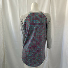 Load image into Gallery viewer, LulaRoe Multicolored Diamond Patterned Long Sleeve Shirt Small