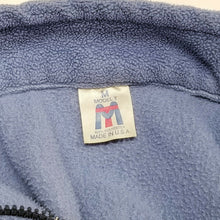 Load image into Gallery viewer, Vintage Carmel Pullover Fleece Blue Sweat Jacket Mens Medium