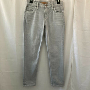 Joes Jeans Slim Crop Womens Gray Silver Denim Jeans Size 25