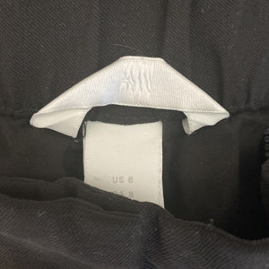 H&M Shorts Womens Black Paperbag Waist Size 8 High Waist
