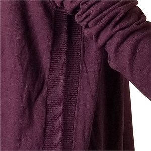 Caslon Sweater Womens Purple Wine Longline Turtleneck Long Sleeve Tunic Medium