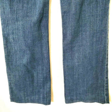 Load image into Gallery viewer, London Jean Stretch Womens Dark Wash button fly Blue Jeans Size 2