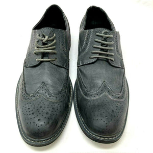 Perry Ellis Off Black Gray Welton Dress Shoes Menes Size 10
